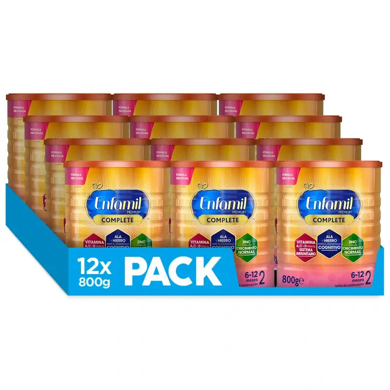 Enfamil Complete 2 Latte Formula, 12 X 800 g