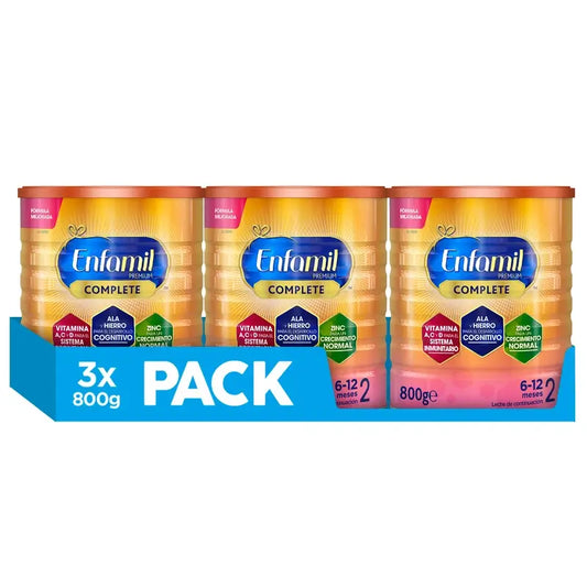 Enfamil Complete 2 Latte Formula, 3 X 800g
