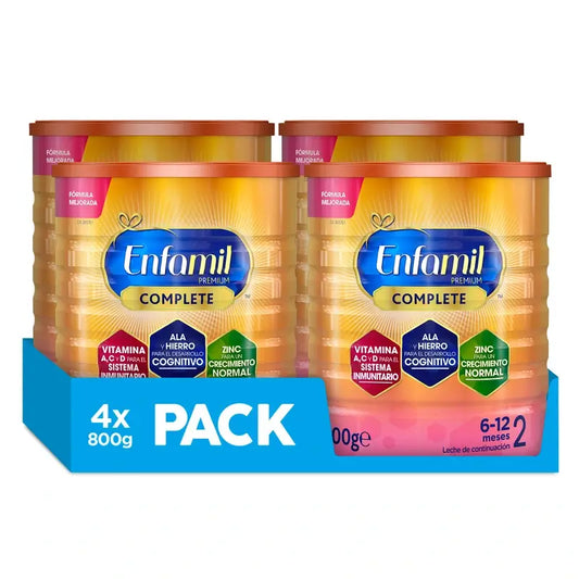 Enfamil Complete 2 Latte Formula, 4 X 800 g