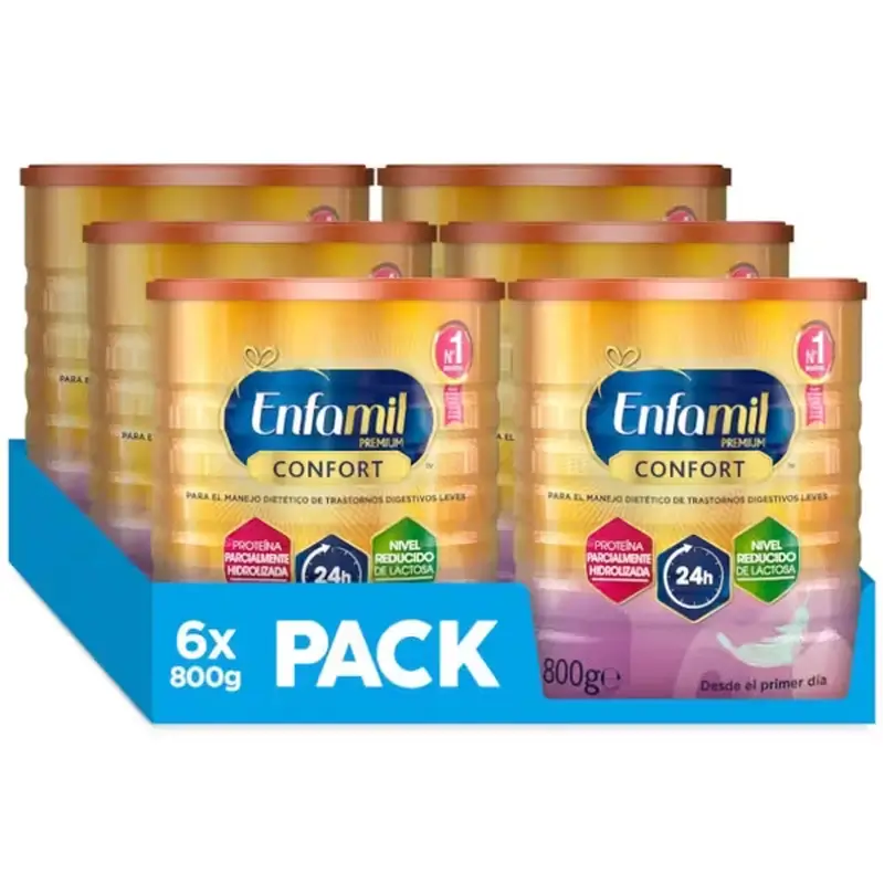 Enfamil Confort, Confezione 6 X 800 Gr