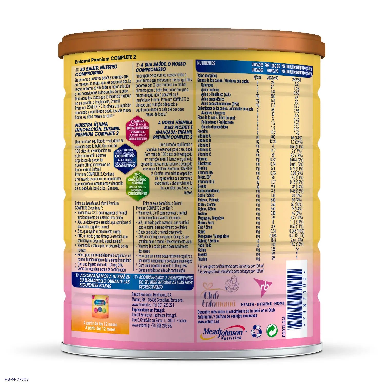 Enfamil Complete 2 Latte Formula, 800g