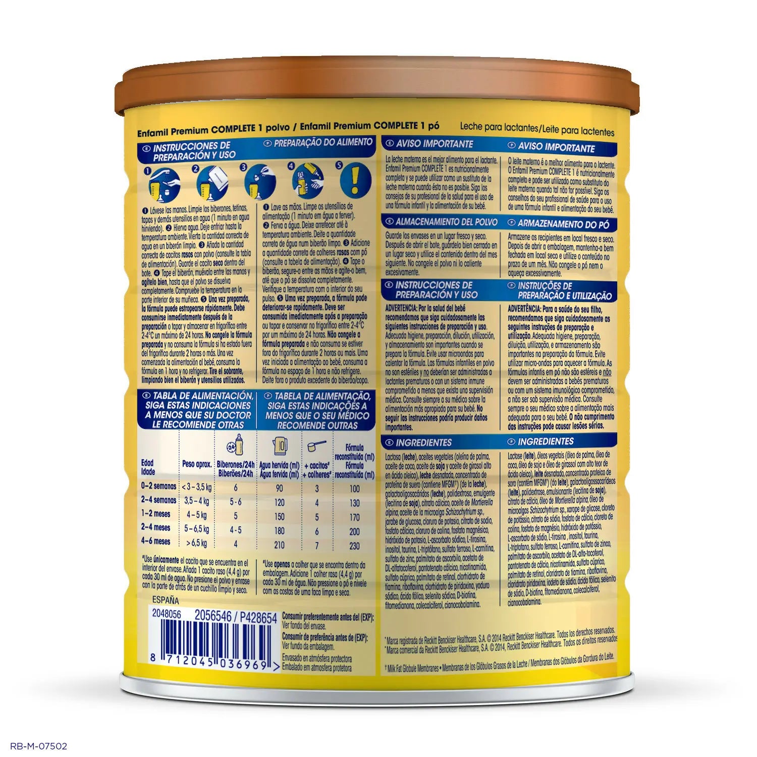 Enfamil Complete 1 Latte di avviamento, 800 g
