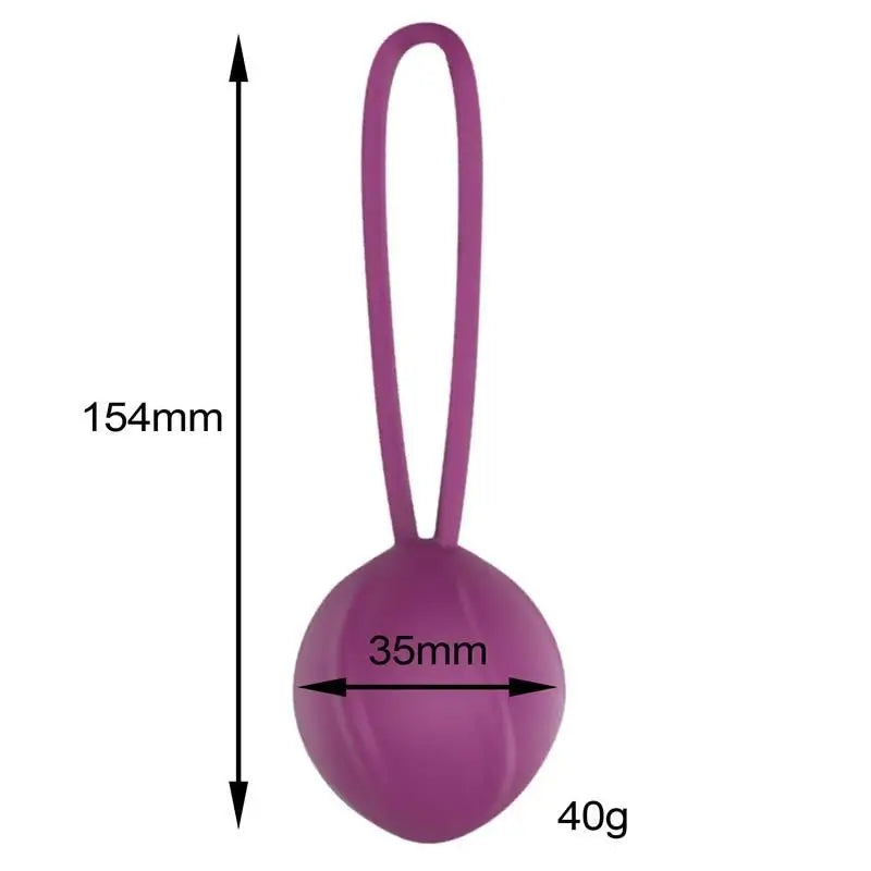 Palla di Kegel Engily Ross in silicone viola