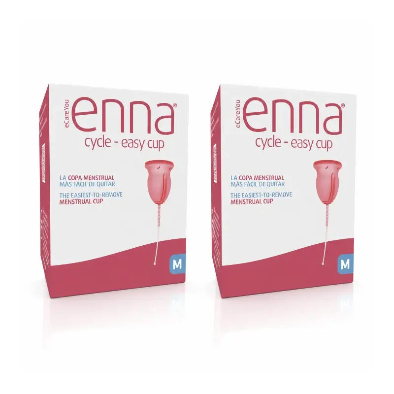 Enna Cycle Easy Coppetta mestruale taglia M, confezione da 2 unità