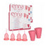 Enna Cycle Easy Coppetta mestruale taglia S, 2 coppette + scatola sterilizzata, confezione da 2 pezzi.