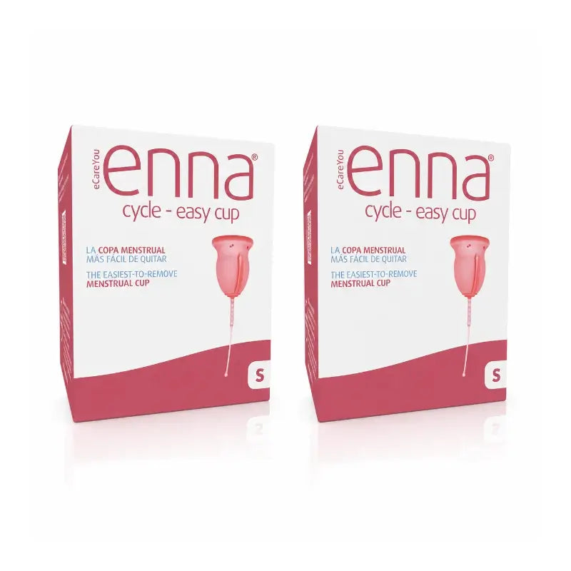 Enna Cycle Easy Coppetta mestruale taglia S, confezione da 2 pz.