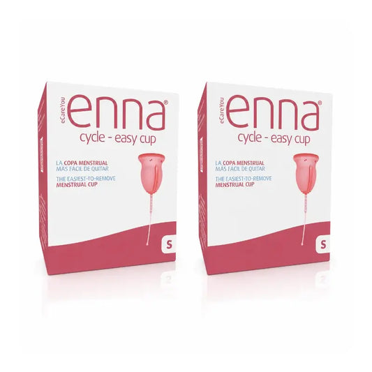 Enna Cycle Easy Coppetta mestruale taglia S, confezione da 2 pz.