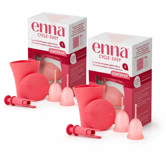 Enna Cycle Starter kit Menstrual Cup, Pack 2 pcs.