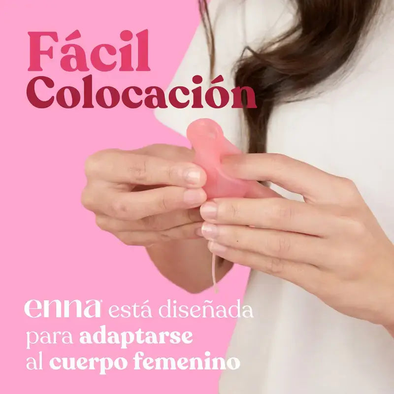 Enna Cycle Starter kit Coppetta mestruale, confezione da 2 pezzi.