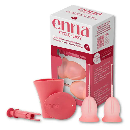 Enna Cycle Easy Taglia M - 2 coppette + scatola sterilizzatore + applicatore
