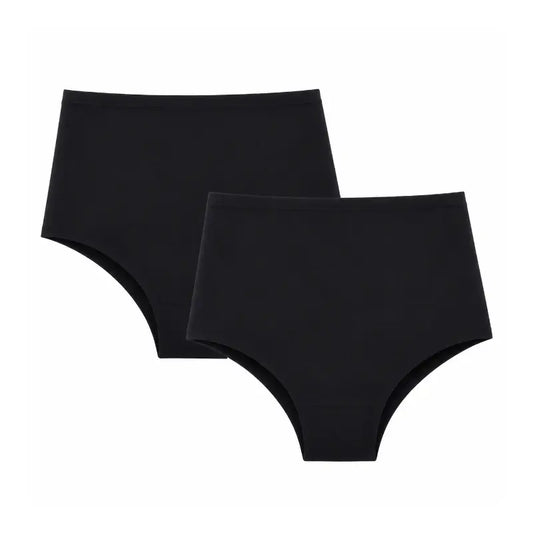 Enna Incontinenza Donna Vita Alta 40 Ml Assorbimento, Taglia 2XL, Nero Confezione da 2 pz.