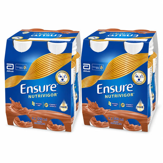 Ensure Nutrivigor Frullato al cioccolato, Confezione 8x220 Ml
