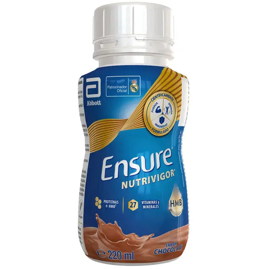 Ensure Nutrivigor Frullato al cioccolato per adulti, 4 flaconi da 220 ml