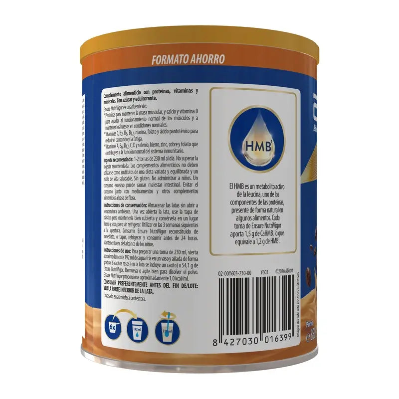 Ensure  Nutrivigor al gusto di caffè, 850 grammi