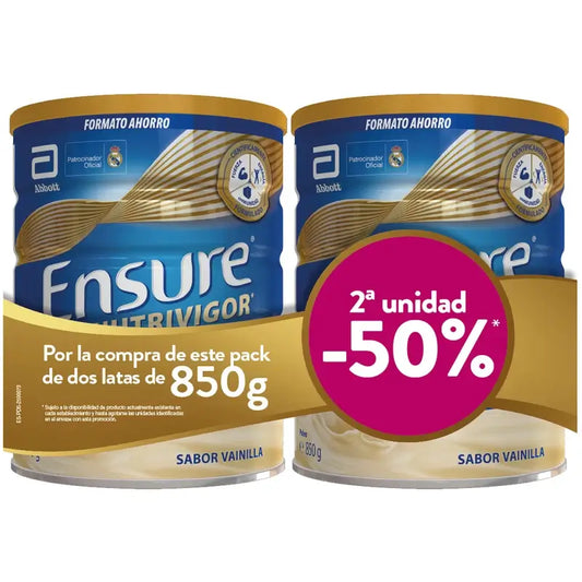 Ensure Nutrivigor Vaniglia 2X850 g, 1700 grammi