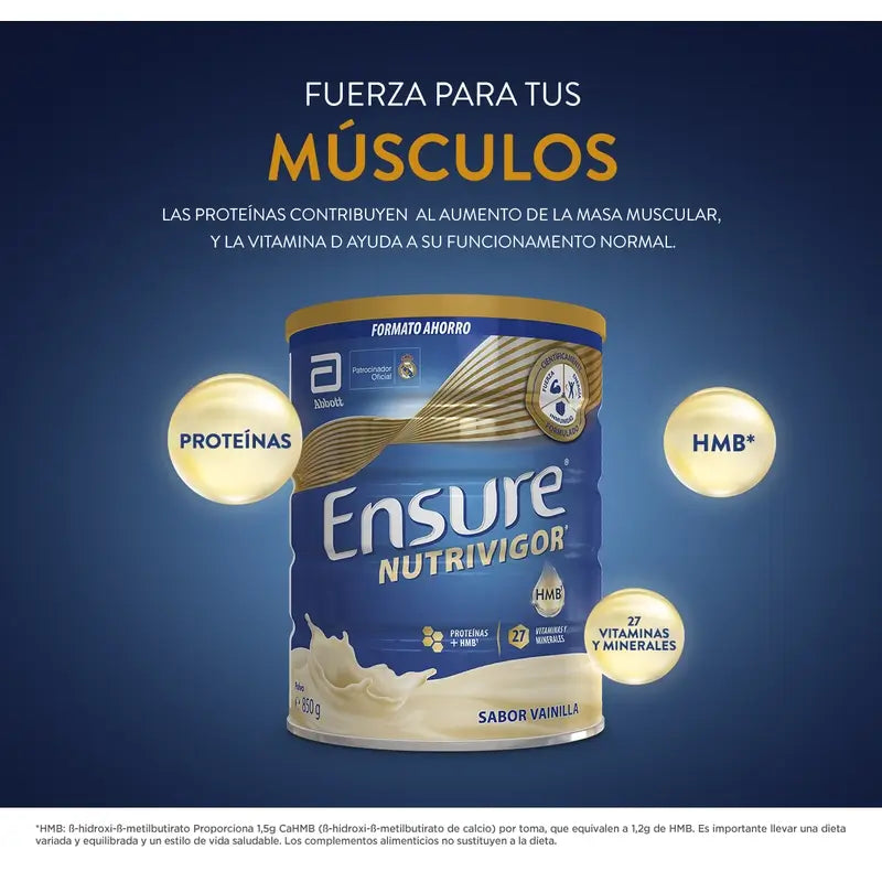 Ensure Nutrivigor Vaniglia 2X850 g, 1700 grammi