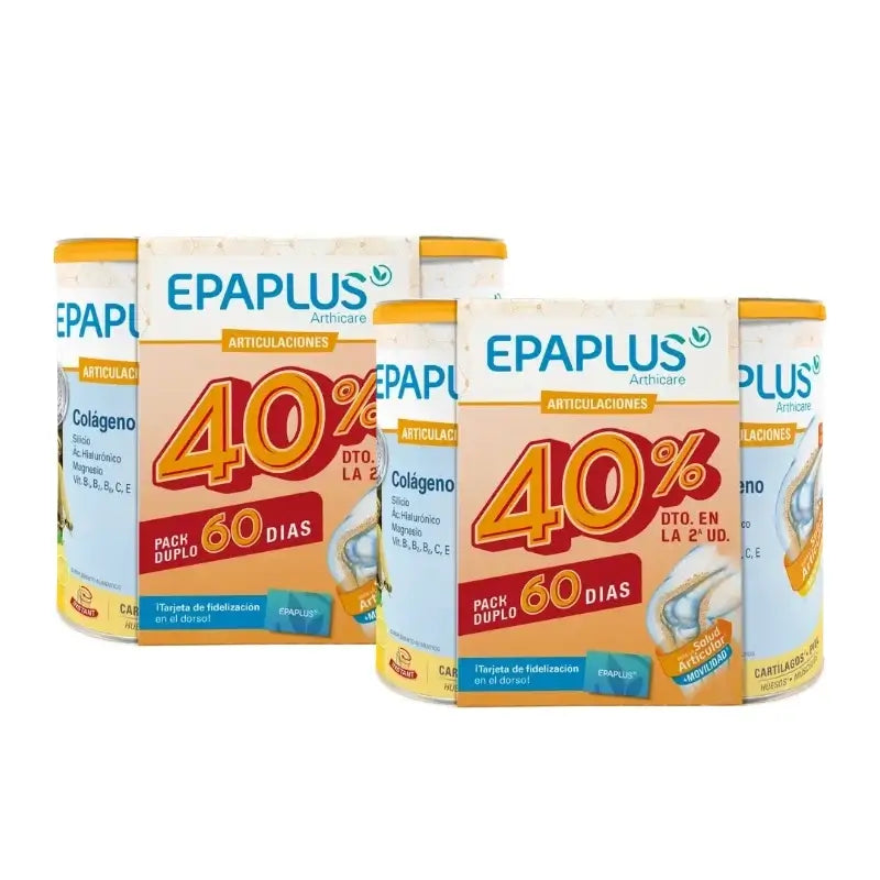 Epaplus Arthicare Collagene Antiox alla vaniglia in polvere, 60 giorni, 654 g, 654 g, confezione da 2