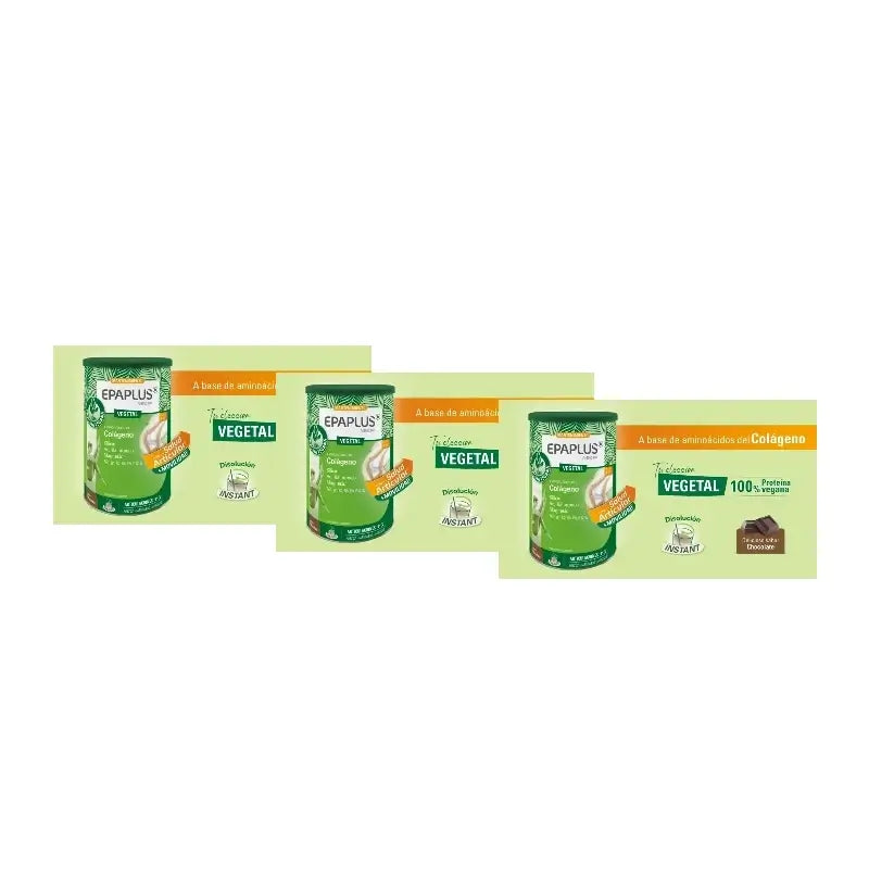 Epaplus Arthicare Collagene Vegetale per il mantenimento, gusto cioccolato, 30 unità, confezione da 3