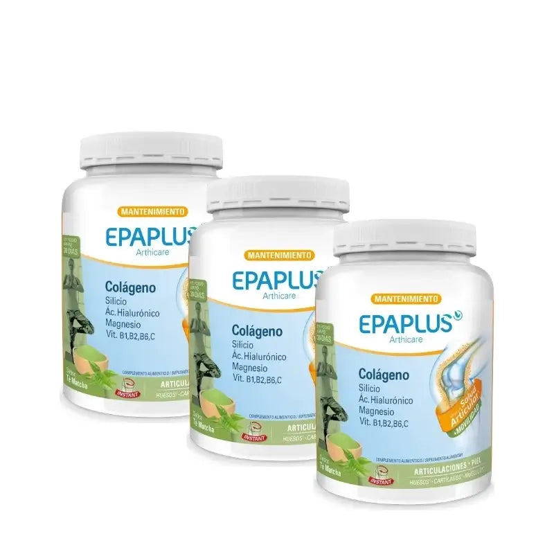 Epaplus Arthicare Collagene e Matcha in polvere, 30 giorni, 30 confezioni, confezione da 3
