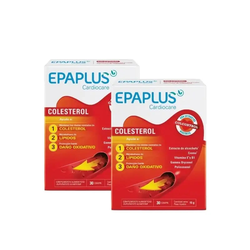 Epaplus Cardiocare Colesterolo, 30 compresse, confezione da 2