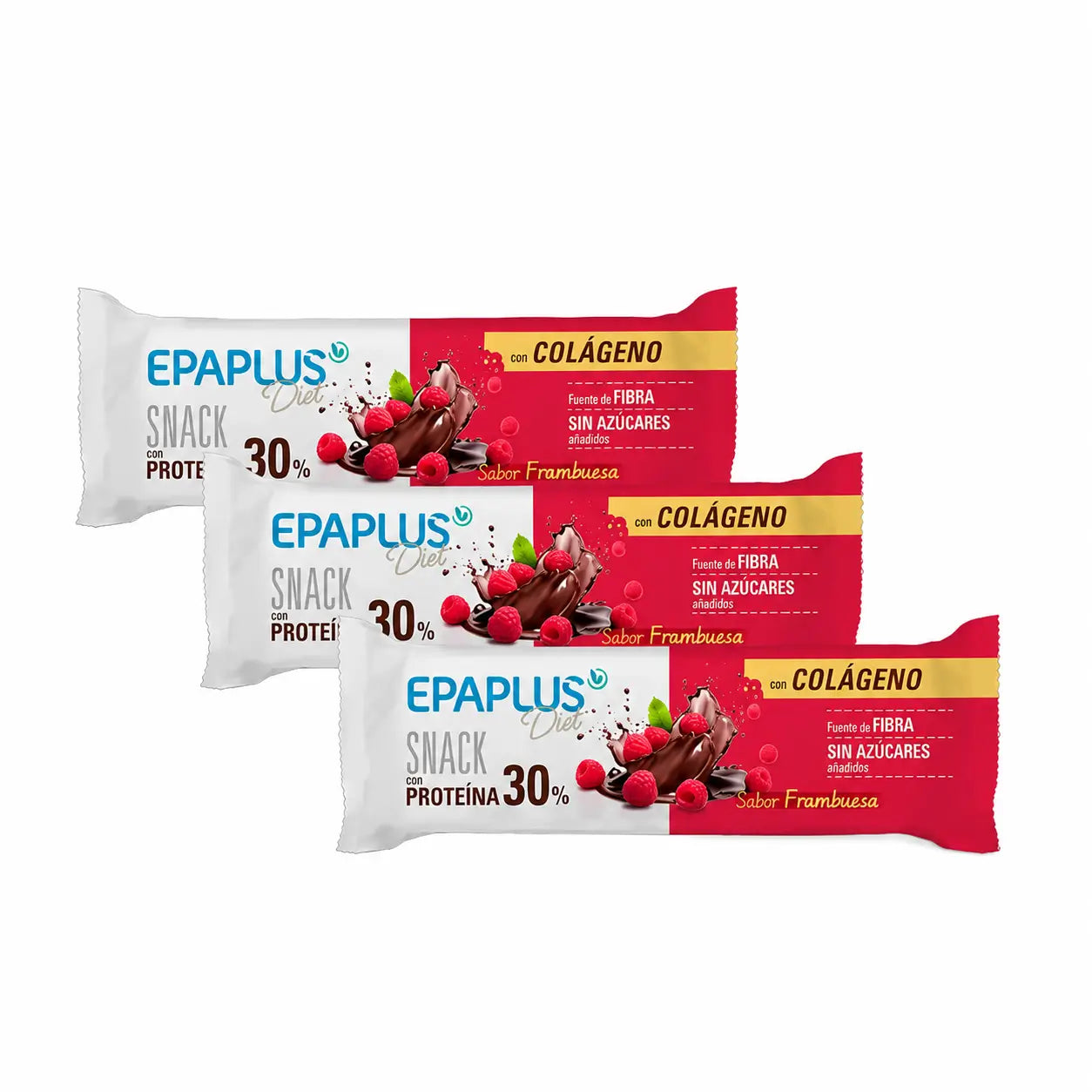 Epaplus Diet Snack al gusto di lampone, confezione da 3