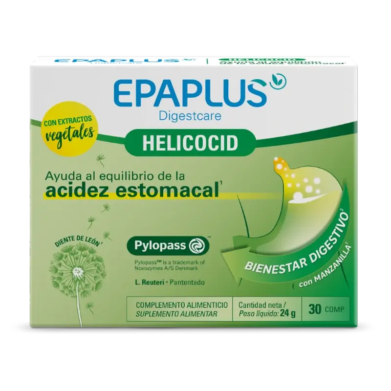 Epaplus Digestcare Helicocid , 30 compresse