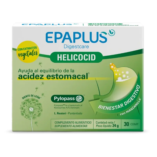 Epaplus Digestcare Helicocid , 30 compresse