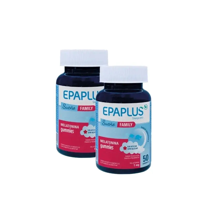 Epaplus Sleepcare Melatonina Gummies Plus, 50 caramelle gommose, confezione da 2