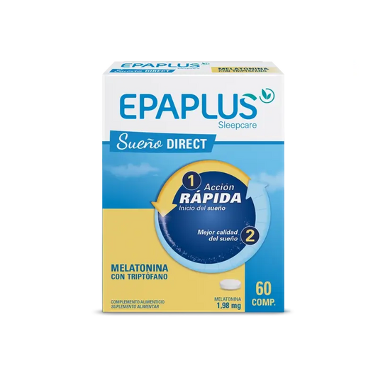 Epaplus Sleepcare Melatonina diretta con triptofano Plus , 60 compresse