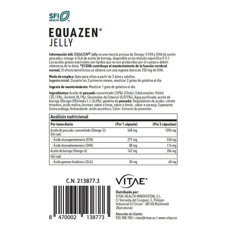VITAE Equazen Jelly, 60 capsule