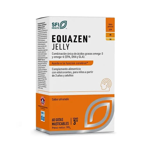 Equazen Jelly 60 capsules – Omega-3 and omega-6 in chewable gelatine capsules