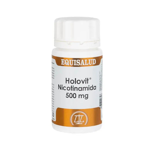 Equisalud Holovit Nicotinamide 500 Mg, 50 Capsules