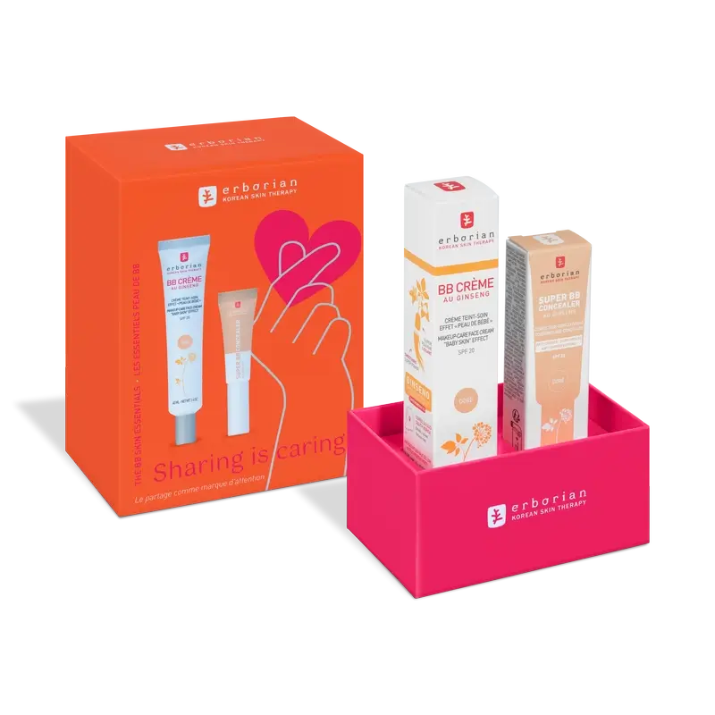 Erborian Kit Bb Crème X Super Bb Concealer - Tonalità oro