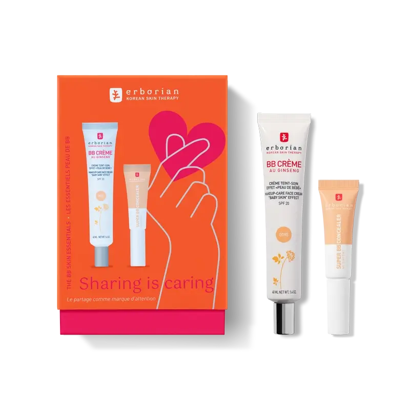 Erborian Kit Bb Crème X Super Bb Concealer - Tonalità oro