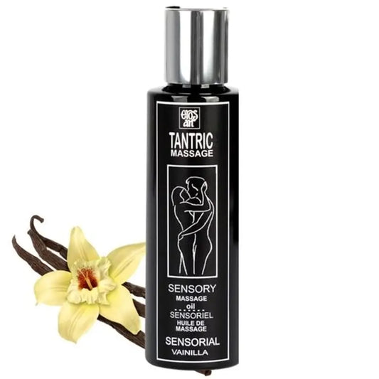 Eros-Art Olio naturale per massaggi tantrici e afrodisiaci alla vaniglia 100 ml