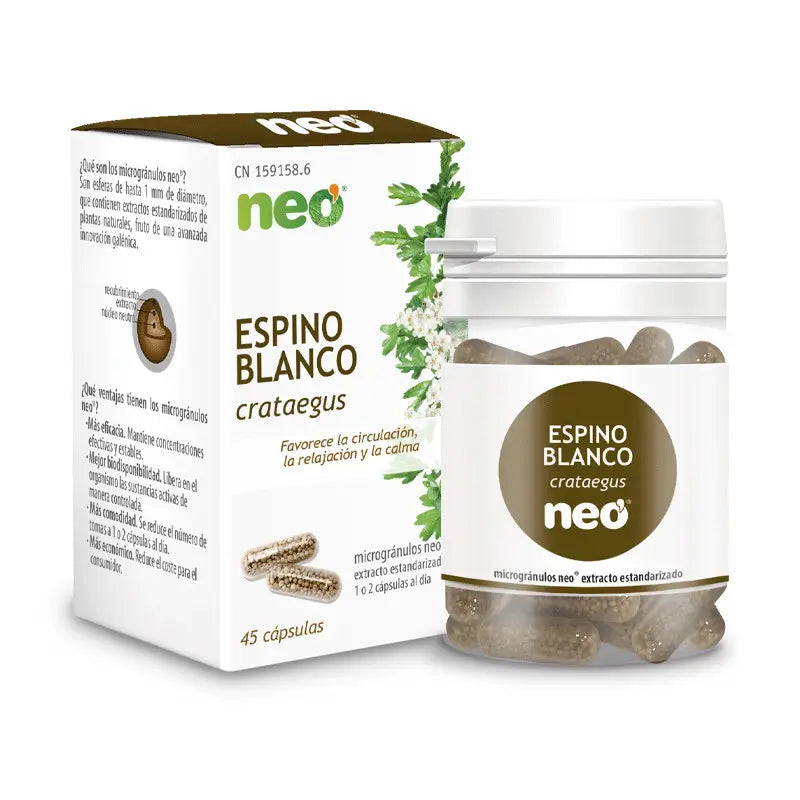 Neo Hawthorn White, 45 capsules