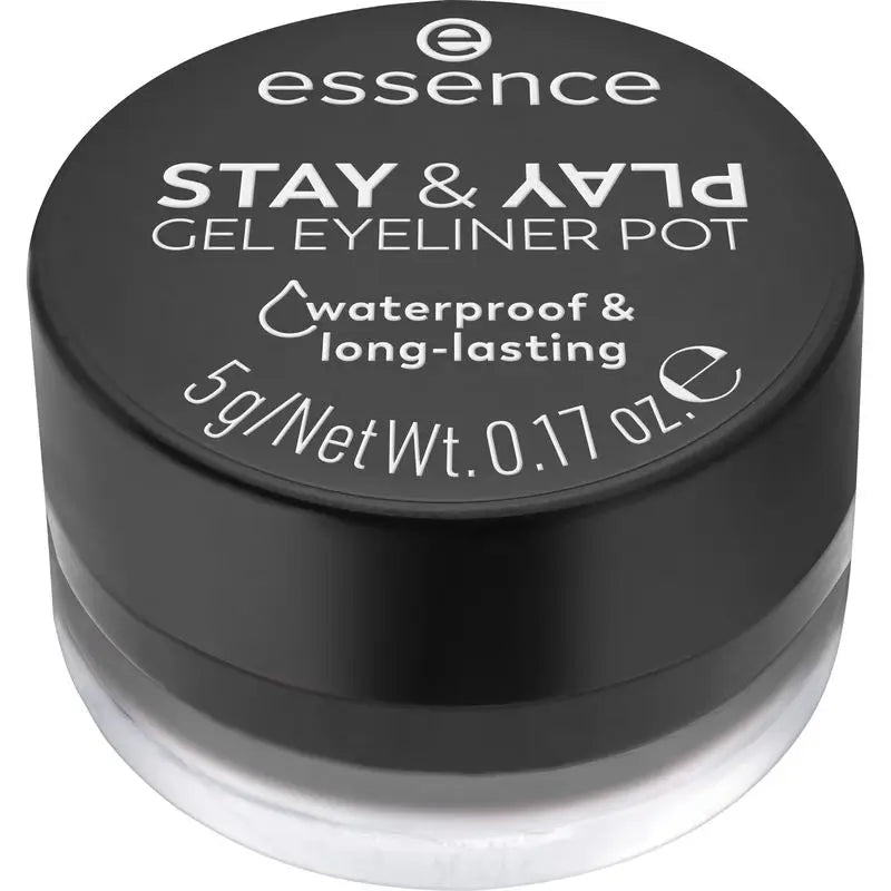 Essence Eyeliner Gel In Jar Stay & Play 01 , 5 gr