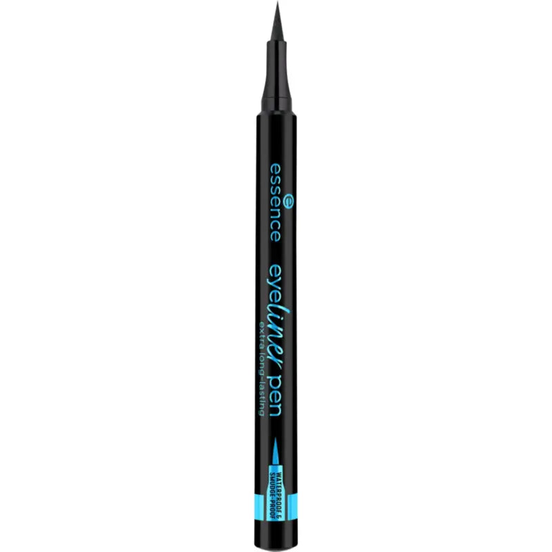 Essence Eyeliner a pennarello a lunga tenuta, waterproof e a prova di sbavature 01, 1,2 ml