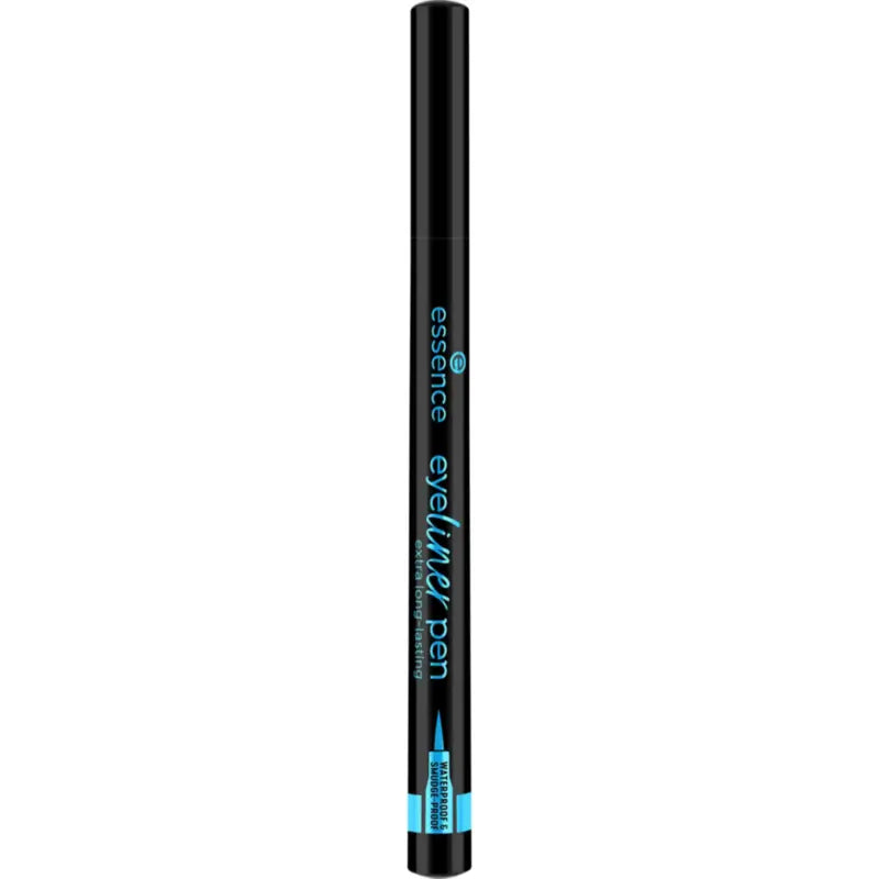 Essence Eyeliner a pennarello a lunga tenuta, waterproof e a prova di sbavature 01, 1,2 ml