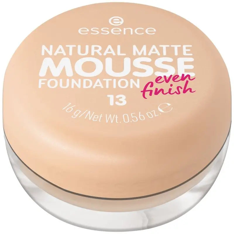 Essence Makeup In Mousse Fondotinta in mousse naturale opaco 13, 16 gr