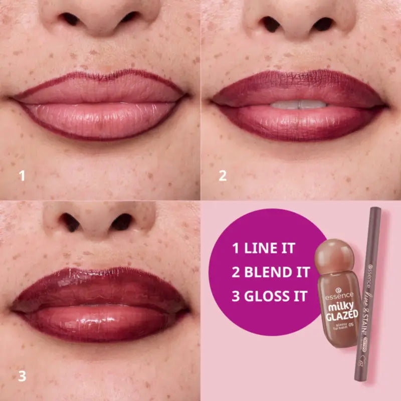 Essence Balsamo per le labbra Glossy Milky Glazed 05, 4 ml