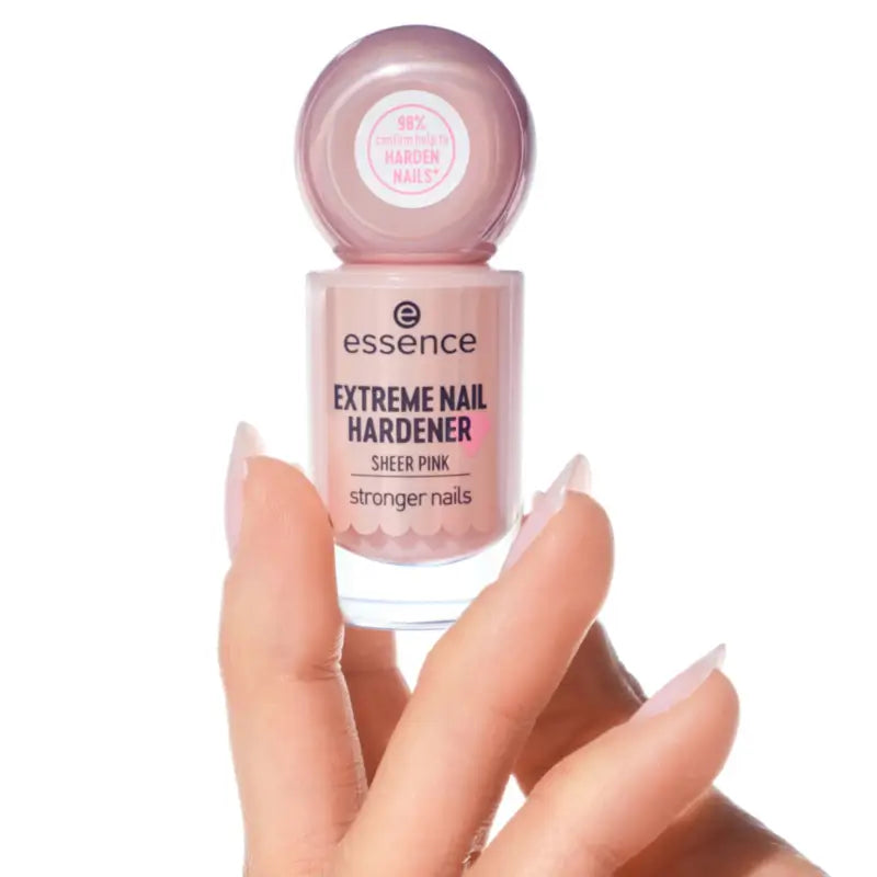 Essence Indurente per unghie Extreme Nail Hardener Sheer Pink, 8 ml