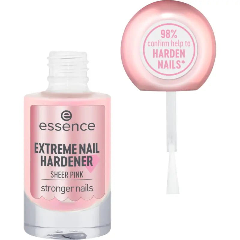 Essence Indurente per unghie Extreme Nail Hardener Sheer Pink, 8 ml
