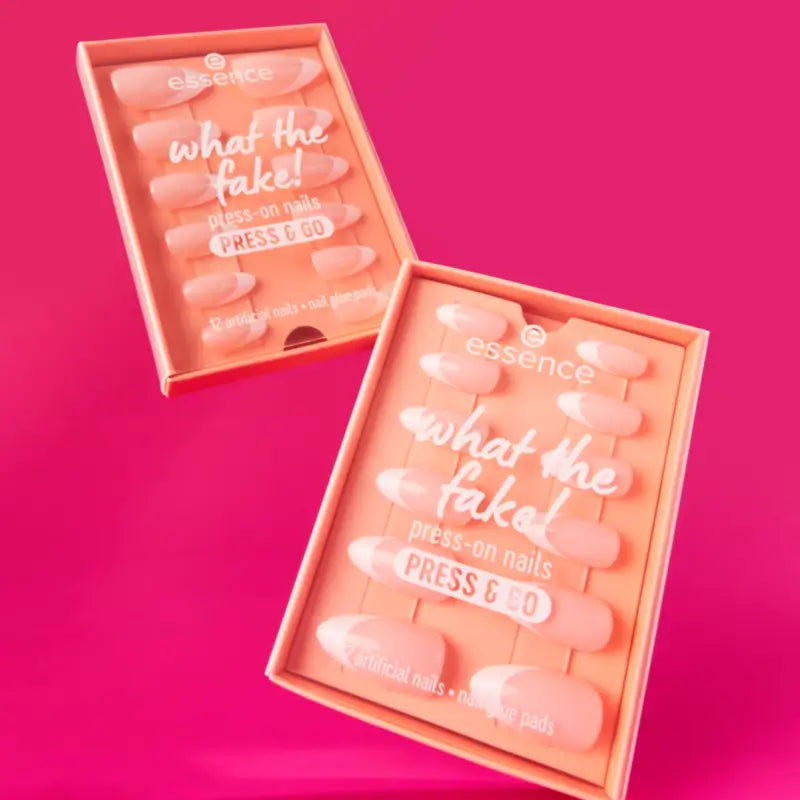 Essence Unghie finte What The Fake! Press & Go 01, 12 articoli