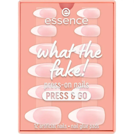 Essence Unghie finte What The Fake! Press & Go 01, 12 articoli