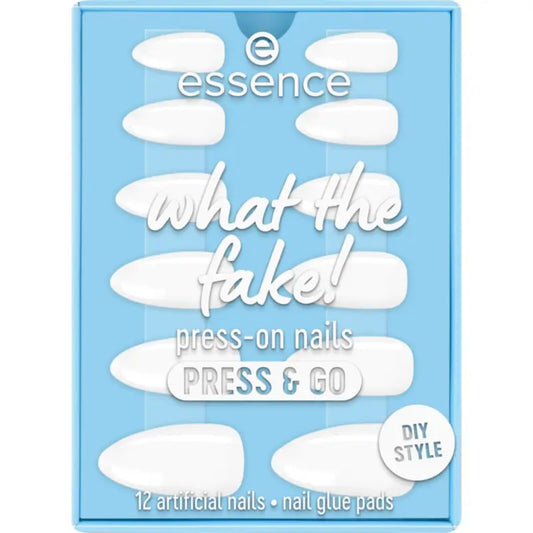 Essence Unghie finte What The Fake! Press & Go 02, 12 articoli