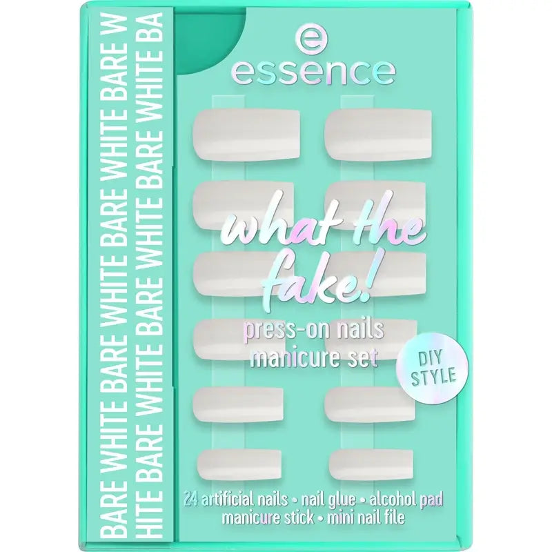 Set manicure Essence con unghie finte What The Fake! Unghie a pressione 04 , 28 pezzi