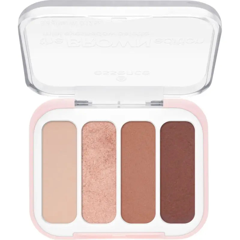 Essence Mini Palette di ombretti The Brown Edition, 3,6 g