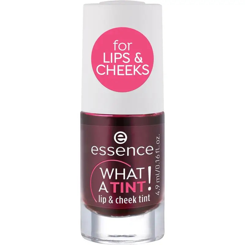 Essence What A Tint! Tinta labbra e guance rosa, 4,9 ml