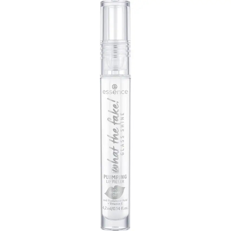 Essence What The Fake! Lucidalabbra Volumizzante Vetro Chiaro, 4,2 ml